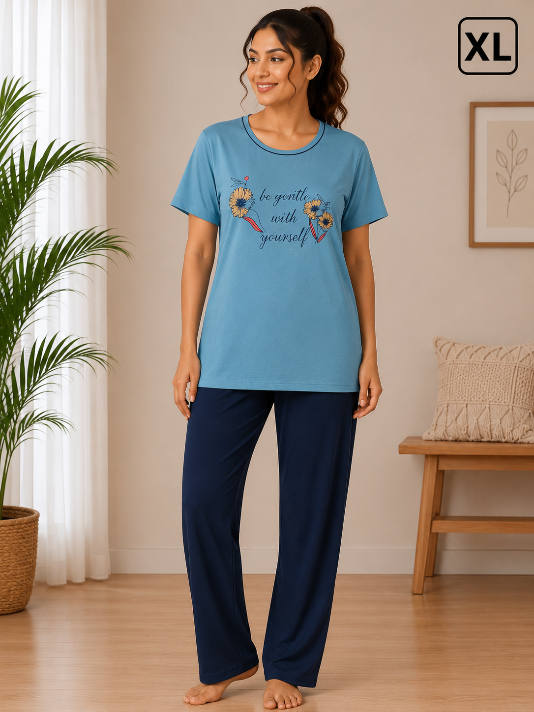 Women Cotton Night Suit Set Online | Comfortable Nightwear – Trendstox - Image 8