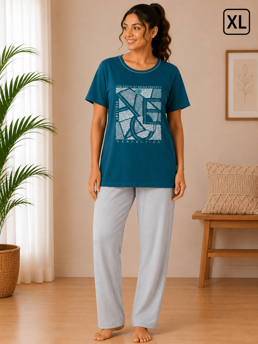 Women Cotton Night Suit Set Online | Comfortable Nightwear – Trendstox - Image 18